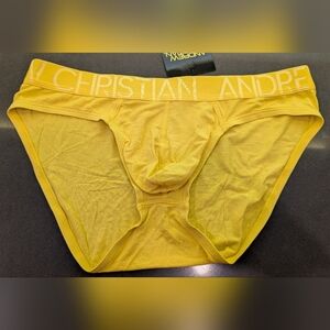 Andrew Christian Vibrant Yellow Briefs